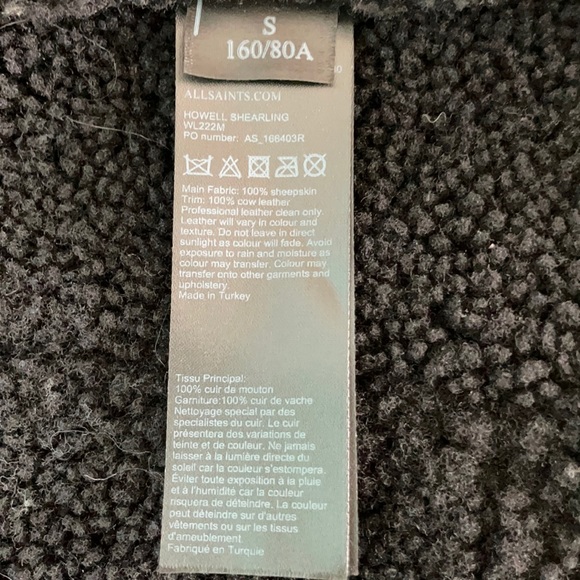 Allsaints Howell Shearling - Picture 14 of 14